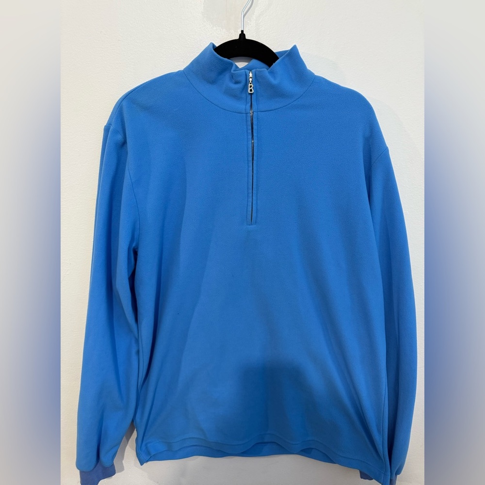 Bogner Blue Zip Up Sweater